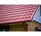 Металлочерепица Grand Line Kvinta Uno 0,45 Drap RAL 3005 Красное вино