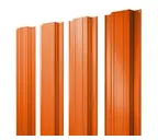 Штакетник Прямоугольный Grand Line 0,45 Полиэстер RAL2004 Оранжевый