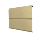 Софит ЭкоБрус new c перфорацией 0,45 PE RAL 1014 слоновая кость