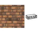 Кирпич клинкерный Muhr 08K Lachsrot Kohle готик, 240х90х40 мм