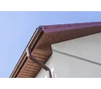 Софит металлический центральная перфорация 0,45 Drap с пленкой RAL 8004 терракота