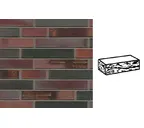Кирпич клинкерный Muhr 29 S Schwarzblau-bunt Spezial готик, 240х90х40 мм