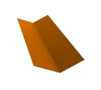 Планка ендовы верхней 145х145 0,45 PE с пленкой RAL 2004 оранжевый