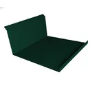 Планка примыкания нижняя 20х122х260х15 0,4 PE с пленкой RAL 6005 зеленый мох