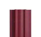 Штакетник Металл Профиль TRAPEZE-T 0,5 NormanMP RAL3011 Коричнево-красный