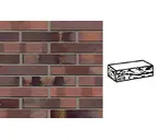 Кирпич клинкерный Muhr 04S Rotbraun-bunt Spezial готик, 290х90х52 мм