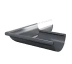 Угол желоба наружный МЕТАЛЛ ПРОФИЛЬ Foramina PUR D150 Ral 7024