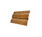 Металлический сайдинг Grand Line Корабельная Доска 0.4 мм Print Premium Golden Wood
