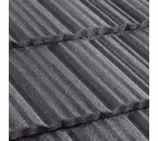 Композитная черепица Метротайл (Metrotile) серия MetroShake II, цвет серый, 1330х410 мм