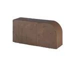 Кирпич облицовочный радиусный полнотелый Lode Brunis F15 (R60) гладкий, 250х120х65 мм