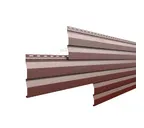 Металлический сайдинг Металл-Профиль VikingMP RAL 3005 Красное вино