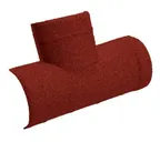 T-образный конек 205 Gerard полукруглый, пластик, 515 мм, spanish red (231)