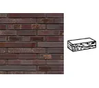 Кирпич клинкерный Muhr 10 S Violettblau geflammt Spezial готик, 290х90х40 мм