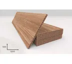 Керамогранитная плита FAVEKER GA20 для НФС, Ordesa Marron, 1200*300*20 мм