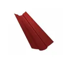 Планка ендовы верхней фигурной 150x150 0,5 Satin с пленкой RAL 3011 коричнево-красный