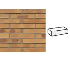 Кирпич клинкерный Muhr 06K Hellbraun-bunt Kohle рустик, 290х90х52 мм