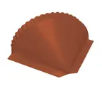 Заглушка малая конусная Satin Мatt RAL 8004 терракота
