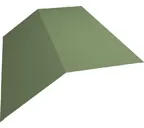 Планка конька плоского 145х145 0,45 PE с пленкой RAL 6019 бело-зеленый