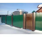 Профлист фигурный Grand Line C8A 0.4 Полиэстер двусторонний с пленкой RAL 6005 Зеленый мох