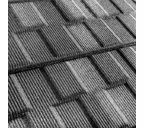 Композитная черепица Метротайл (Metrotile) серия MetroViksen, цвет серый, 1330х410 мм
