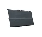 Металлический сайдинг Grand Line ЭкоБрус 3D 0.5 мм Quarzit Pro Matt RAL 7016 антрацитово-серый