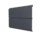 Софит ЭкоБрус new c перфорацией 0,45 Drap RAL 7024 мокрый асфальт