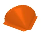 Заглушка конусная PE RAL 2004 оранжевый