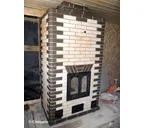 Печной кирпич радиусный полнотелый Lode Brunis F15 (R60) гладкий, 250х120х65 мм