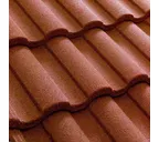 Композитная черепица Метротайл (Metrotile) серия MetroRoman, цвет терракот, 1280х410 мм