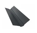 Планка ендовы верхней фигурной 100x100 0,45 PE с пленкой RAL 7024 мокрый асфальт