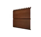 Металлический сайдинг Grand Line ЭкоБрус 0.45 мм Print Elite с пленкой White Wood