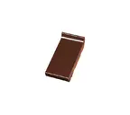 Клинкерный водоотлив Terca Dark brown глазурованный, 215*105*30 мм