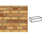 Кирпич клинкерный Muhr 01 Niederlausitzer Gelb Spezial рустик, 240х90х40 мм