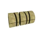 Вырезанные из цилиндров готовые изделия из базальтовой ваты Paroc Pro Bend 140 20х60