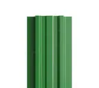 Штакетник Металл Профиль LАNE-T 0,5 NormanMP RAL6002 Зеленый лист