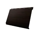 Металлический сайдинг Grand Line Вертикаль 0.45 мм classic Print Elite с пленкой Coffee Wood