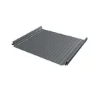 Фальцевая кровля Кликфальц Pro Gofr Grand Line 0,5 GreenCoat Pural BT RR 23 Темно-Серый