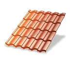 Металлочерепица Металл-Профиль Монтекристо-M 0,5 AGNETA® Copper/Copper/Медный/Медный