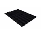 Металлочерепица Grand Line Modern 0,45 Drap RAL 9005 Черный