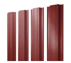 Штакетник Прямоугольный Grand Line 0,5 Satin RAL3011 Коричнево-Красный