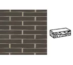Кирпич клинкерный Muhr 05 Eisenschmelz Schwarzbraun готик, 240х90х40 мм