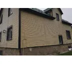 Виниловый сайдинг Docke Брус D6S LUX под дерево Зрелый Каштан 3600×300
