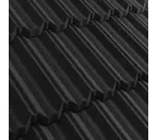 Композитная черепица Метротайл (Metrotile) серия MetroClassic, цвет черный, 1330х410 мм