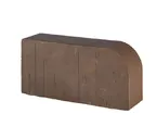 Печной кирпич радиусный полнотелый Lode Brunis F15 (R60) гладкий, 250х120х65 мм