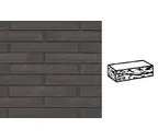Кирпич клинкерный Muhr 20 Graphitschwarz готик, 290х90х40 мм