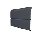 Софит ЭкоБрус с перфорацией 0,345 Grand Line 0,45 Drap ST RAL 7024 мокрый асфальт