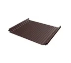Фальцевая кровля Кликфальц Pro Gofr Grand Line 0,5 GreenCoat Pural BT, matt RR 887 Шоколад