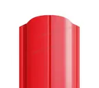 Штакетник Металл Профиль ELLIPSE-O 0,5 NormanMP RAL3020 Красный насыщенный