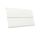 Металлический сайдинг Grand Line ЭкоБрус 0.45 мм 3D Drap RAL 9003 сигнальный белый