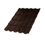 Металлочерепица Металл-Профиль Трамонтана-M 0,5 VALORI DarkBrown/Темно-коричневый